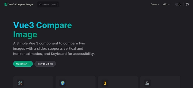 Vue3 compare image component screenshot